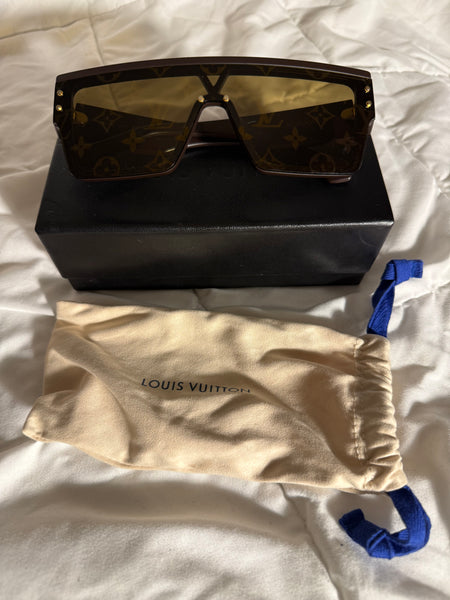 Louis Vuitton Brown Waimea Large Sunglasses Monogram Oversized Mask Style