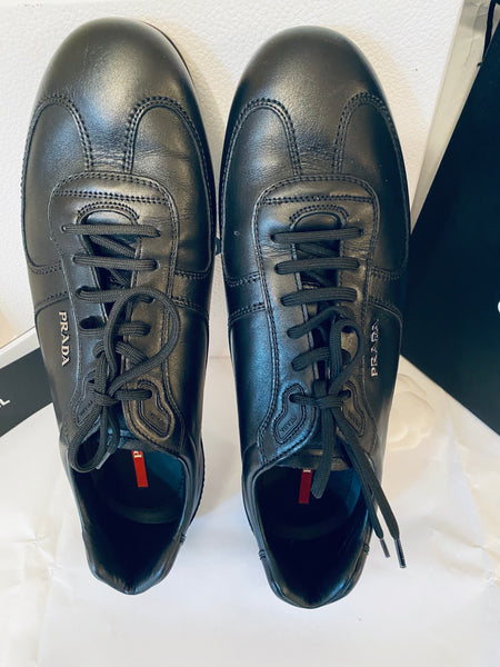 PRADA Leather Low Trainers