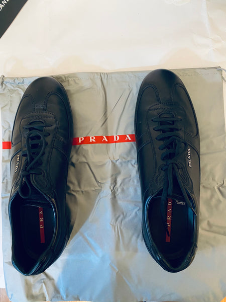 PRADA Leather Low Trainers