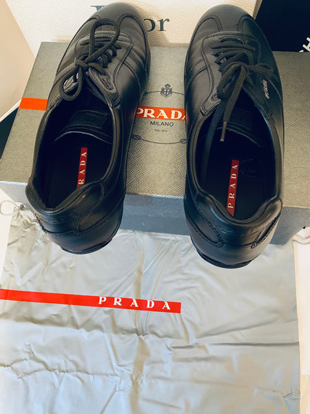 PRADA Leather Low Trainers