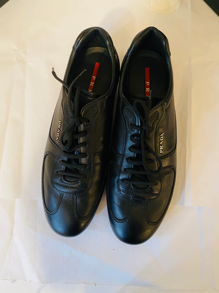 PRADA Leather Low Trainers
