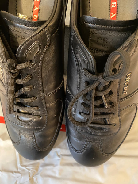 PRADA Leather Low Trainers