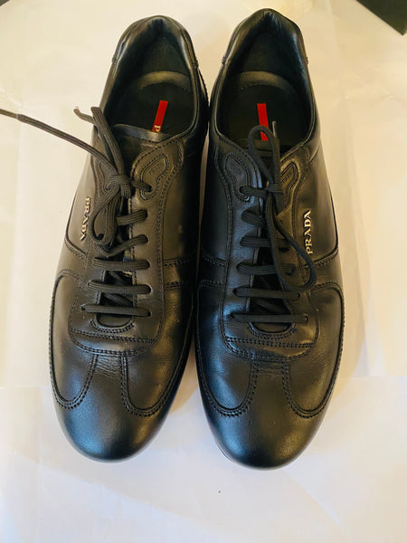 PRADA Leather Low Trainers