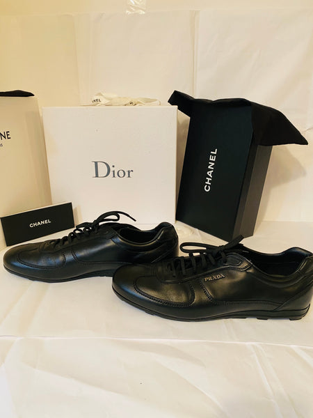 PRADA Leather Low Trainers