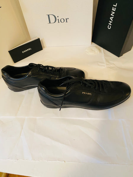 PRADA Leather Low Trainers
