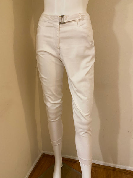 Chanel White High Waisted Pants Size: 6