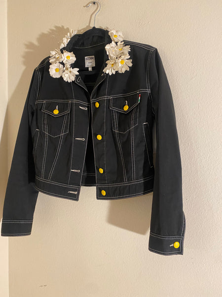 Moschino Jeans Black Jackets Size: 40 / 6