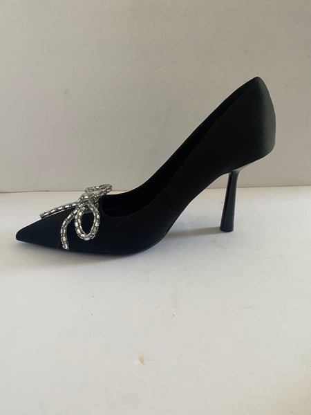 Zara Rhinestone Bow Heels Size: 40