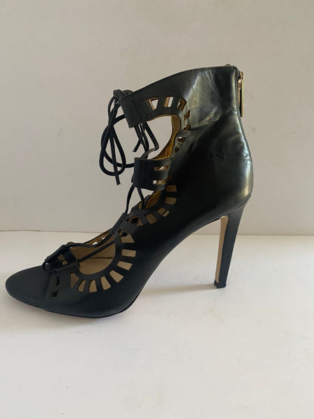 BCBG Black Strappy Sandals