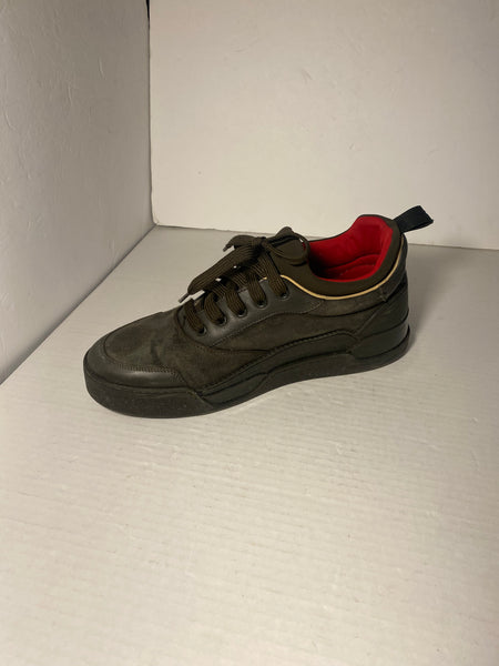 Christian Louboutin Green Suede Low Men’s Sneakers Size 42/9