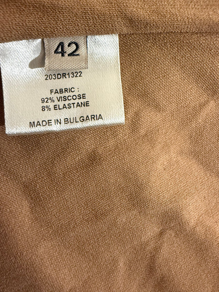 ALEXANDRE VAUTHIER Draped asymmetric jersey dress Size: 42