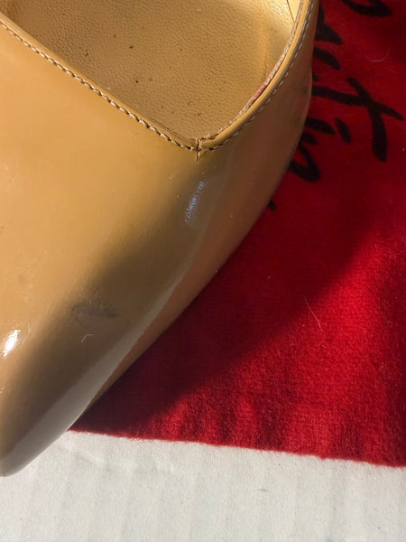 Christian Louboutin Pointed-toe Patent-Leather Pumps
