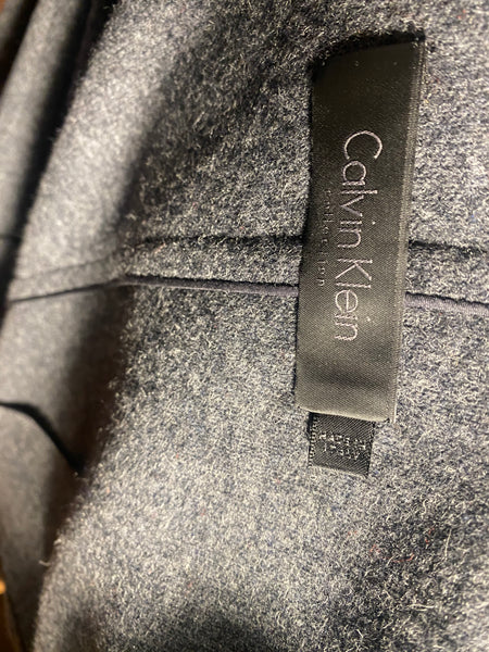 Calvin Klein Women's Wool Grey Jacket Size: 38 / 4