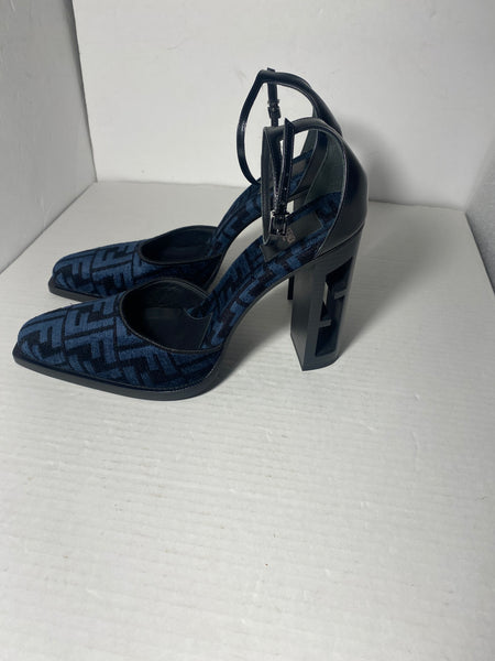 Fendi Jacquard Ankle-Strap Size 42