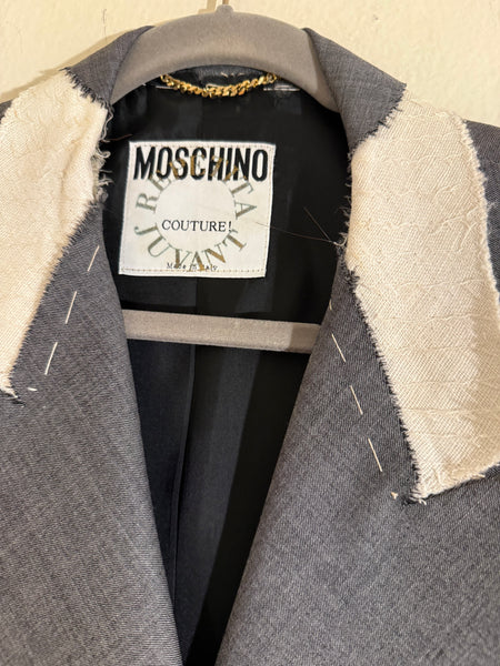 MOSCHINO Couture Double-Breasted Tailored Blazer Sz 8