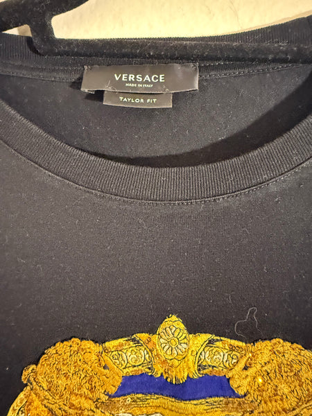 Versace Medusa-embroidered T-shirt Size: Small
