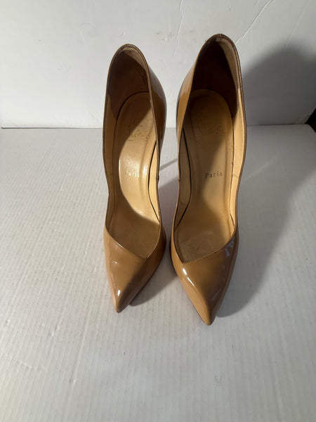 Christian Louboutin Pointed-toe Patent-Leather Pumps