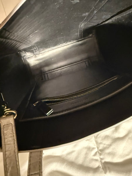 Balenciaga Classic Embossed Crocodile
Leather Handbag