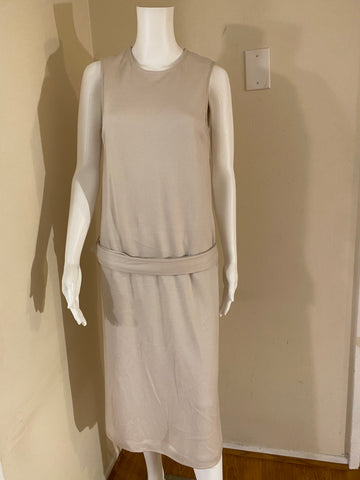 GUCCI Crew Neck Midi Length Dress Size: M