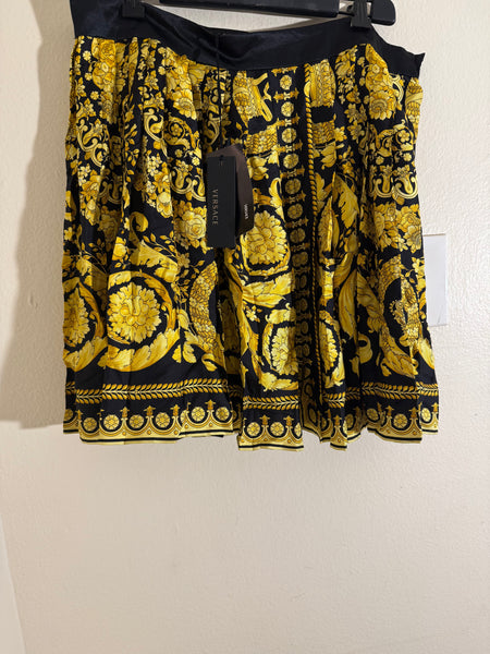 VERSACE Pleated Skirt Size: 48