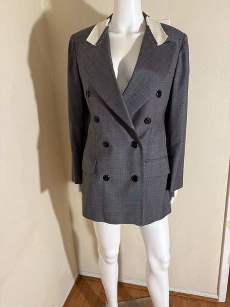 MOSCHINO Couture Double-Breasted Tailored Blazer Sz 8