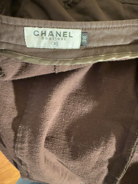 Chanel Straight Leg Pants Sz38