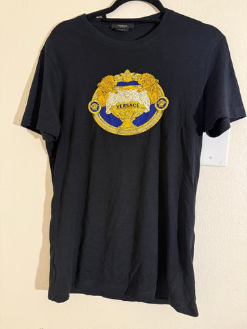 Versace Medusa-embroidered T-shirt Size: Small