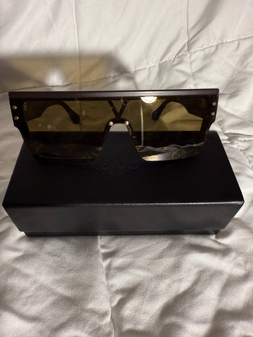 Louis Vuitton Brown Waimea Large Sunglasses Monogram Oversized Mask Style