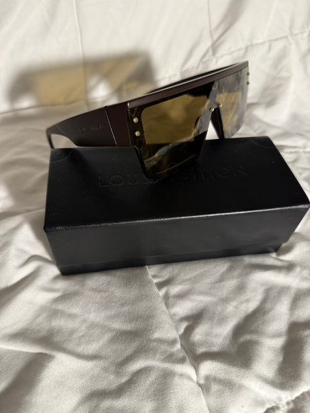 Louis Vuitton Brown Waimea Large Sunglasses Monogram Oversized Mask Style