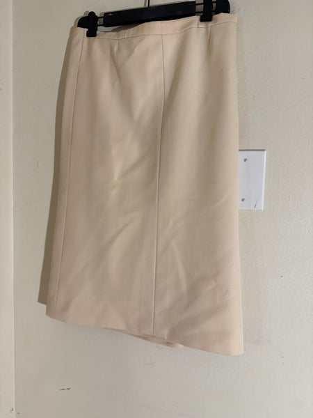 Hermes Kelly belt beige skirt,size 36 / 4