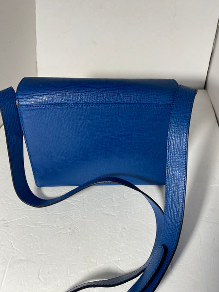 Celine Circle Logo Metal Leather 2ways Shoulder Crossbody Bag