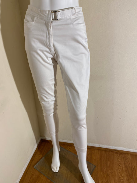 Chanel White High Waisted Pants Size: 6