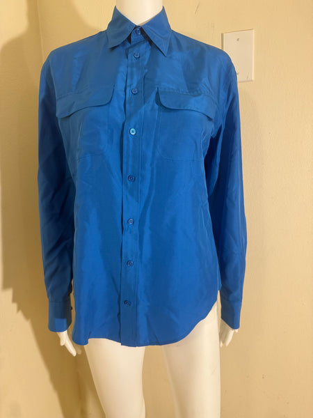 RALPH LAUREN Royal Blue Shirt Size: 4