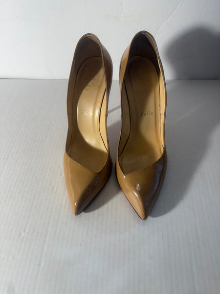 Christian Louboutin Pointed-toe Patent-Leather Pumps