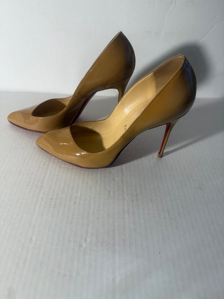 Christian Louboutin Pointed-toe Patent-Leather Pumps