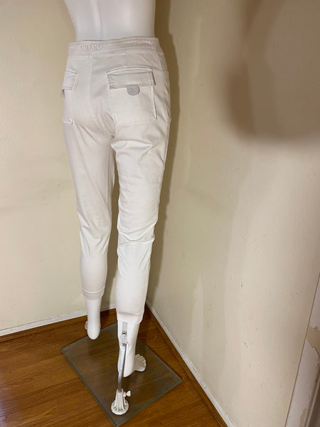 Chanel White High Waisted Pants Size: 6