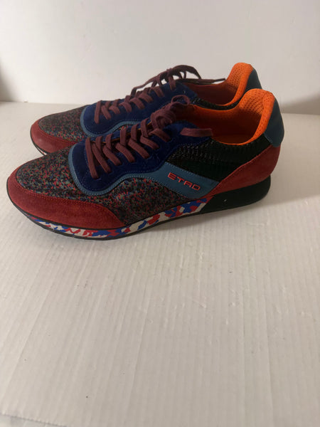 Etro Printed Low Trainer Sneakers Size: 44/ 11