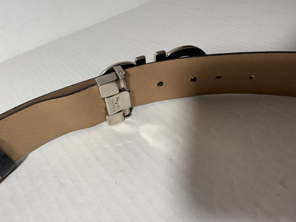 Ferragamo Leather Reversible Gancini Belt