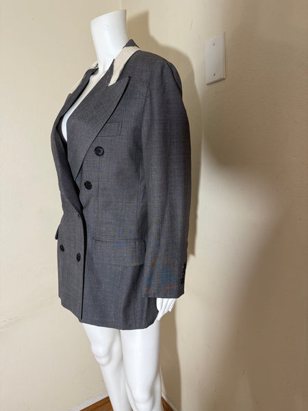 MOSCHINO Couture Double-Breasted Tailored Blazer Sz 8