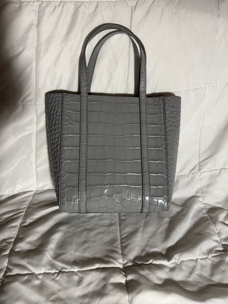 Balenciaga Classic Embossed Crocodile
Leather Handbag