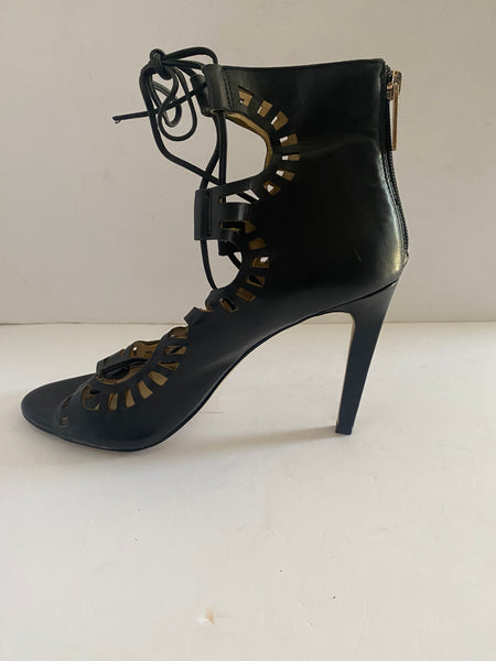 BCBG Black Strappy Sandals