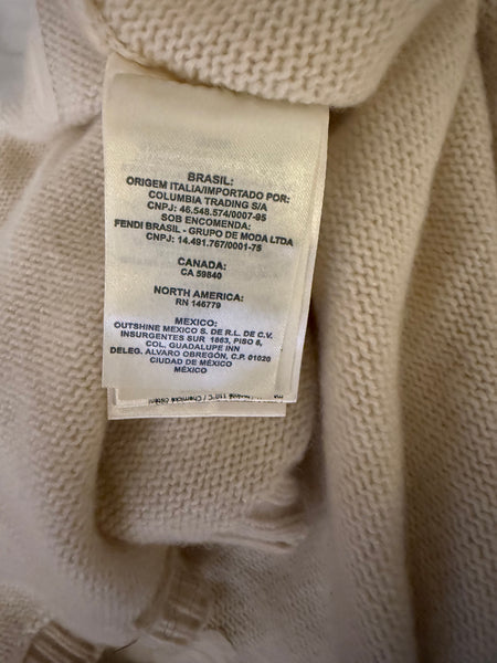 Fendi Beige cashmere pullover Size:36