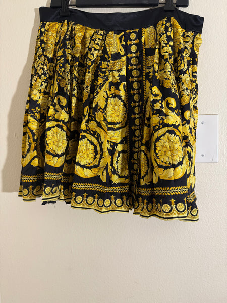 VERSACE Pleated Skirt Size: 48