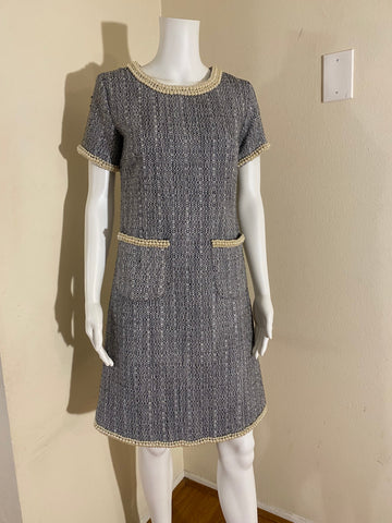 Chanel Grey Vintage Mini Dress US 2 FR32 | S