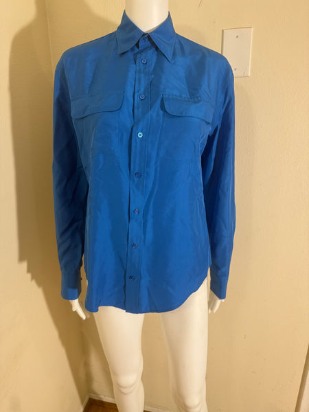 RALPH LAUREN Royal Blue Shirt Size: 4