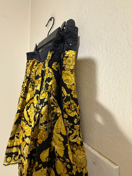 VERSACE Pleated Skirt Size: 48