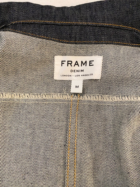 Frame Blue Denim Jacket & Coat Size: M