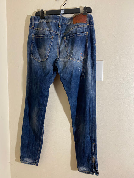 DSquared2 Women Blue Denim Pants Sz: 44