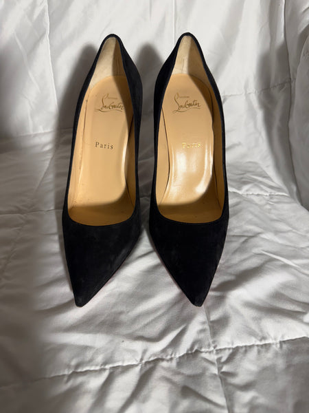 Christian Louboutin Suede Pumps Women's Size: IT40.5/ 9.5