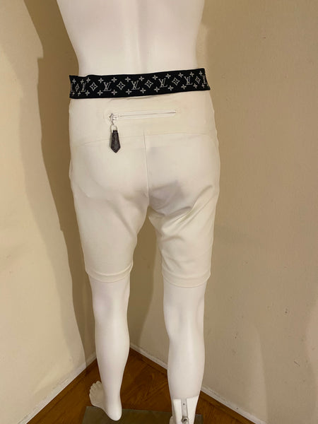 Louis Vuitton x Urs Fischer Track Shorts in White, Women's Size: 38